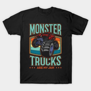 Monster Truck are my Jam Vintage Trucker T-Shirt